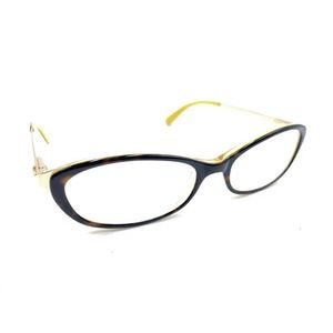 Tory Burch TY 2019 984 Brown Yellow Tortoise Gold Eyeglasses Frames 51-16 135